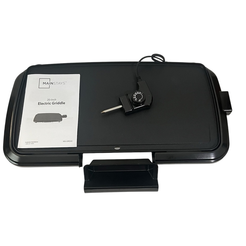 Mainstays Black Nonstick Electric 20”‎ Griddle, Brand New